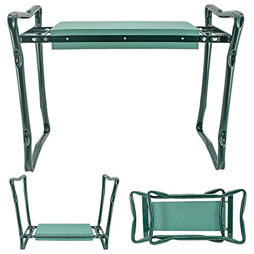 Garden Kneeler and Seat, Foldable Weeding Seat