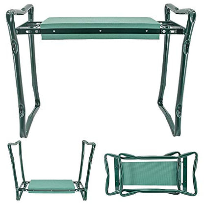 Garden Kneeler and Seat, Foldable Weeding Seat