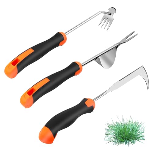 3PCS Garden Hand Weeder Tools Weed Puller Tools Manual Hand Weeder Paver