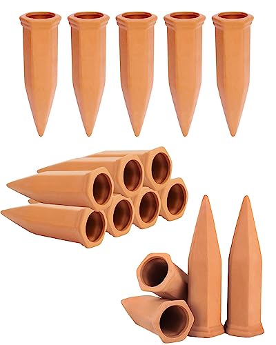 vensovo 16pcs Terracotta Self Watering Spikes - color: Orange-16pcs, size: 7in