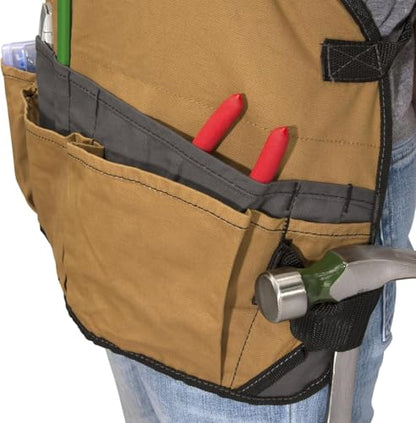 Dickies 16-Pocket Workshop Bib Apron - color: Tan, style: 1 Unit