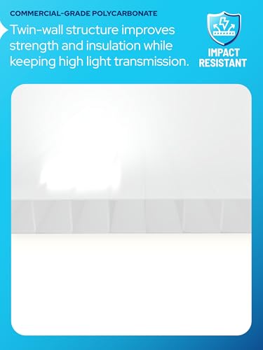 KASTLITE Thermoclear Fire-Rated Elevator Lens, 23.75" x 47.75", 1-Pack - size: 23.75" x 47.75"