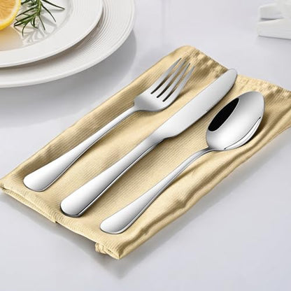 8-Piece 6.7 Inches Stainless Steel Tea Spoon,Durable Dishwasher Safe Teaspoons,Silverware Dessert Spoons For Kitchen,Small Spoons For Restaurant,Hotel - color: Silvera
