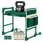 Garden Kneeler and Seat Heavy Duty 600LBS w/ Thicken Wide Soft Kneeling Pad - color: Green