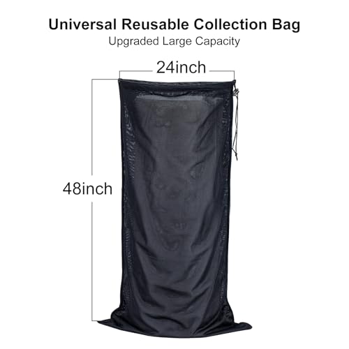 Wood Chipper Bag Collection for Craftsman Electric Shredder Mulcher, Universal 24x48 Leaf Mulcher Collection Bag Fits Most Brand - size: 1-PACK