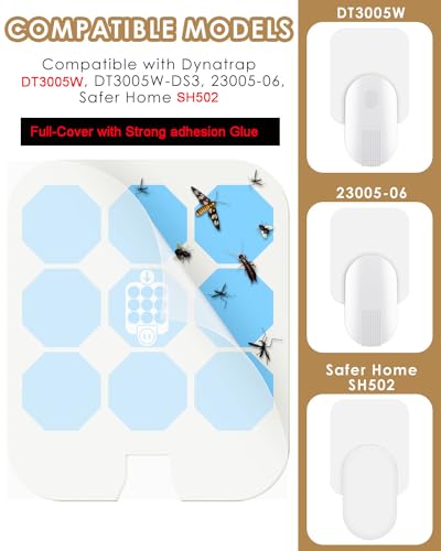 60 Pack Replacement Refills for Dynatrap DT3005W & for Safer Home SH502