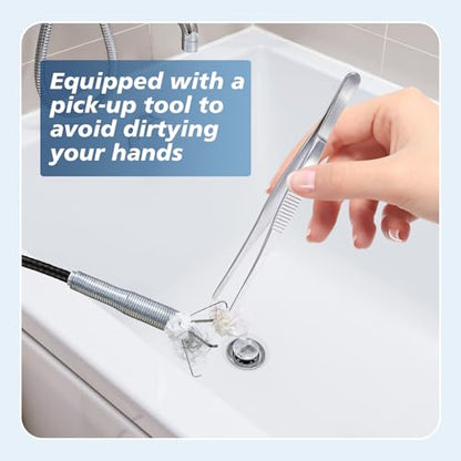 Flexible Grabber Tool (4 Claws), Snake Drain Hair Removal Tool - color: 35 inches