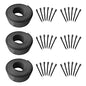 120FT Black Landscape Edging Coil Kit 4 Inch High with 36pcs 10-inch Spikes - style: 120FT Black
