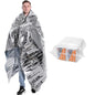 Emergency Blanket Mylar Thermal Blanket(50 Pack) Extra Large Survival Gear - color: Silver--50 Pack