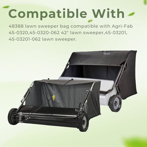 48388 Hopper Bag Assembly Fit for Agri-Fab 42" Tow Lawn Sweeper Parts