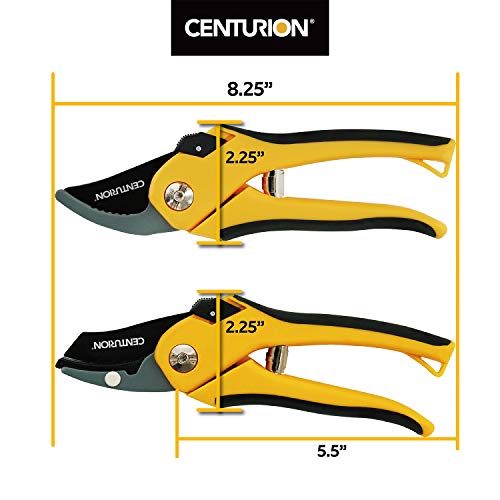 Centurion 199 Pruner Set 5/8" Bypass & Anvil Pruning Shears Hand Pruner (Set of 2)