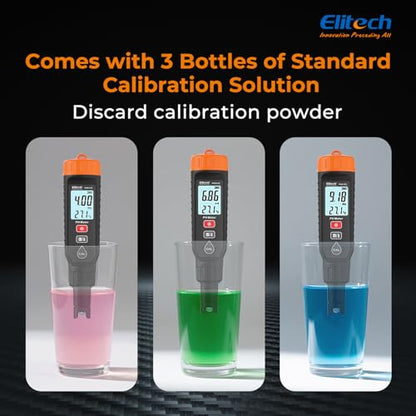 Elitech PHM-230 Professional Digital pH Pen Meter for Water and Solutions