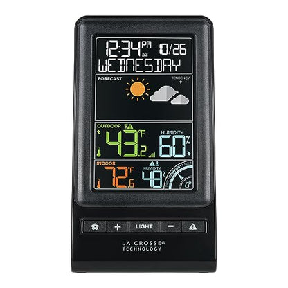 La Crosse Technology 308-1415C Digital Multi-Color Wireless Forecast Station