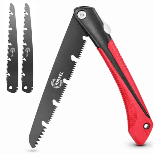 10 inch Folding Saw, SK9 High Carbon Steel Pruning Hand Saw
