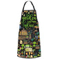 WZMPA Gardening Apron With Pockets Gardener Gifts The Garden Is My Happy Place Adjustable Apron For Gardener Florist - color: Happy Place F Ap