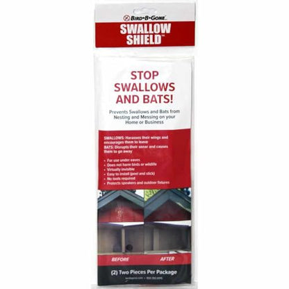 Bird B Gone Swallow Shield, 12 x 2 Pack, Stop Swallows & Bats - size: 12 x 2 Packs