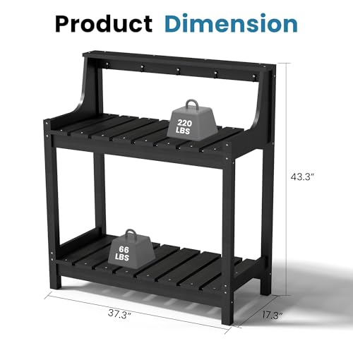 Potting Table–Storage,Workstation - color: Black