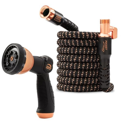 Pocket Hose 50 FT Copper Bullet Hose, 10-Pattern, 650psi - size: 50 Ft