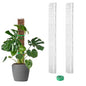 EOX Plastic Moss Pole for Monstera and Climbing Plants, 24-Inch, 2-Pack