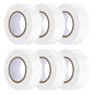 6 Pack White Flagging Tape, Non-Adhesive Plastic Ribbon Neon Marking Roll - color: White