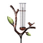 Rain Gauge Outdoor, Metal Rain Gauge with Stake