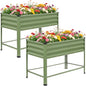 1MORE Raised Garden Bed with Leg,48×24×32in Elevated Planter Bed Green,2-Pk - size: 48×24×32in（2pcs）