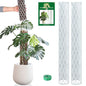 2 Pack 16 Inch Plastic Moss Poles for Climbing Plants D Shaped Moss Pole - size: 2 PACK