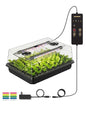 GLOWRIUM Seed Starter Tray with Grow Lights, 54-Cell Plant Germination