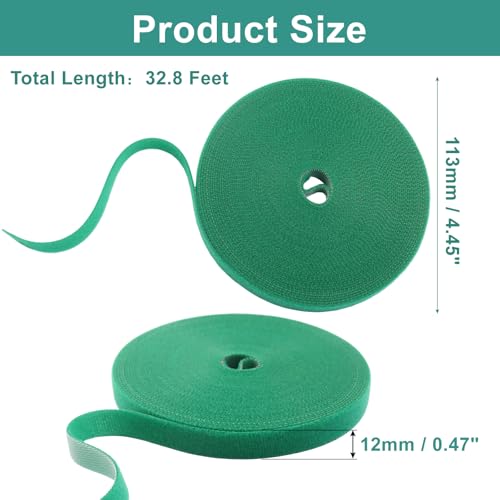 Plant Tape, 6 Rolls 196 Ft, Green - size: 196 feet- 6 rolls
