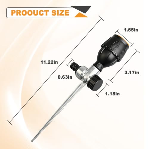 2 Pack Gear Drive Sprinkler 360° Rotating Metal Spike Base Yard