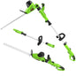 GARCARE 2 in 1 Electric Pole Hedge Trimmer Corded 18 inch Blade 4.8Amp 600W - size: 2 in 1 - 18 inch