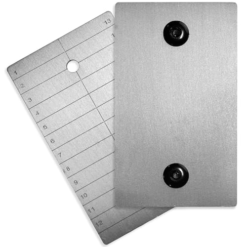 ColdTi - Titanium Bitcoin Seed Plates for Ultra-Secure Ethereum and Crypto Seed Phrase Storage - Premium Seed Phrase Metal - Includes 2 Plates and Seals - size: Double Plate