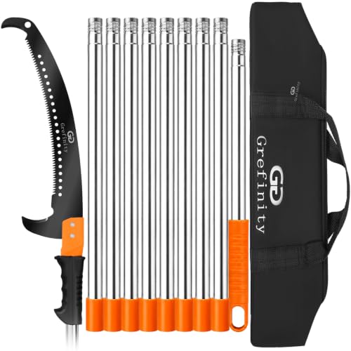 Grefinity Manual Pole Saw, 14 Ft Pole Saws for Tree Trimming - size: 14Ft