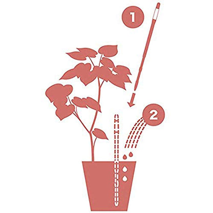 IPPINKA Sustee Aquameter, Set of 4, Plant Soil Moisture Sensor, (White, Medium)