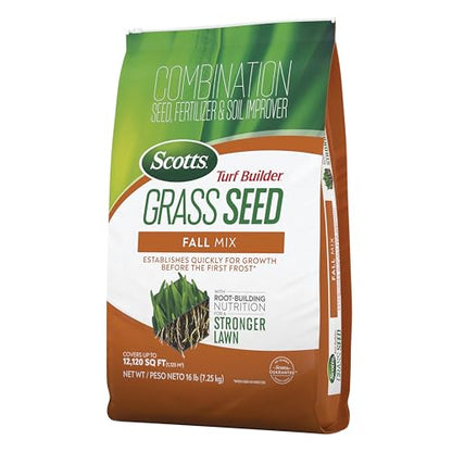 Scotts Turf Builder Grass Seed Fall Mix, 16 lbs. - size: 16 lb