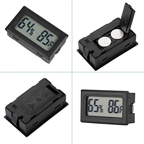 Reptile Thermometer Hygrometer Meter Indoor Temperature Gauge