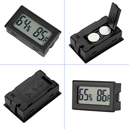 Reptile Thermometer Hygrometer Meter Indoor Temperature Gauge