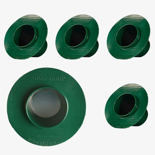 GRASSHOLE Sprinkler Head Guard Protector - Prevents Damage from Mowers & Trimmers - 5 Pack - Plastic - size: 5 Pack