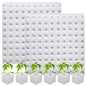 200 Pack Hydroponic Sponge Planting Tool Square Seedling Sponges Greenhouse Hydroponic Sponge Hydroponic Vegetable Planting Sponge for Small Bud Growth