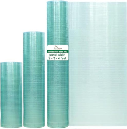 Polycarbonate Greenhouse Panels Clear Roofing Sheets 5x32ft - size: 59 in x 32 ft