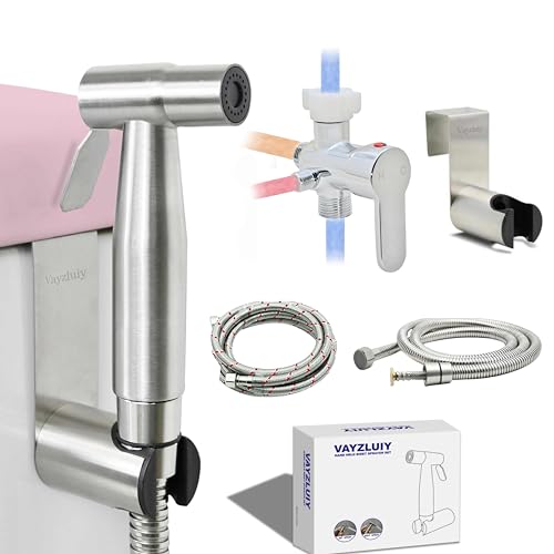 Handheld Bidet Sprayer for Toilet, Hot & Cold, Adjustable Water Pressure - style: Warm and Code