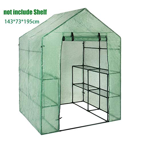 Gonetre Portable PVC Garden Greenhouse Cover Outdoor Mini Walk in Greenhouse Horticulture Other Horticultural Supplies (A), Gonetrehqfskrt02z-48