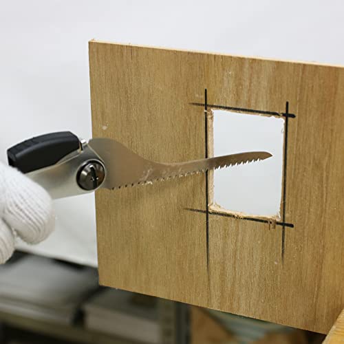 KAKURI Japanese Folding Keyhole Saw 5-1/8", Small Foldable Pocket Hand Saw - color: Japanese Folding Saw (Jab Saw)