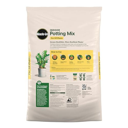 Miracle-Gro Indoor Plant Grow, Feed & Protect Houseplant Care Bundle - size: 6 qt (2-Pack)
