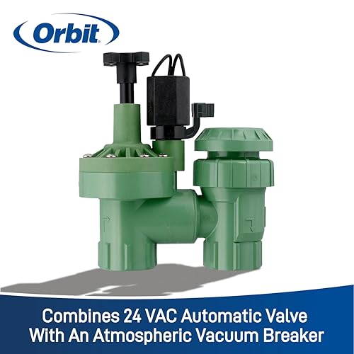 Orbit 57604 1-Inch FPT 100 Series Automatic Anti-Siphon Valve with Flow Control and 3/4-Inch Reducer - size: 1 Pack 1 Inch FPT 100 Series with 3/4 Inch Reducer, style: 100-series