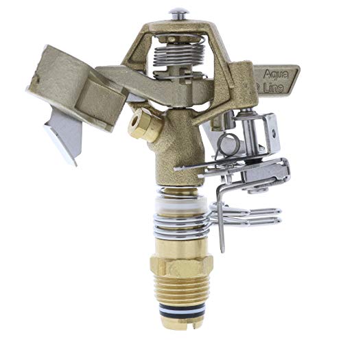Aqualine I50A-532 1/2" Brass Adjustable Impact Sprinkler - Single 5/32" Nozzle - size: Nozzle 5/32"