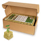 1" Rockwool Cubes for Hydroponics - (200 Plugs in Total) 4 Sheets Rockwool Grow Cubes for Rooting, Cuttings, Clone Plants, Starting Seeds, Ideal Rockwool for Hydroponic Growing - size: 200 Plugs
