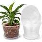 8 Inch Clear Nursery Pots with Saucers, 10 Pack Large Plastic Pot for Plant - size: 8inch-10pcs