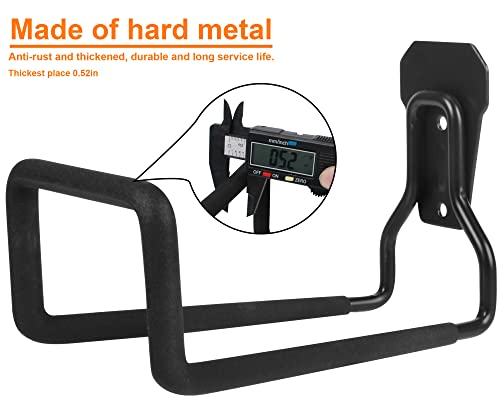 Heavy Duty Hose Hanger Garden Hose Storage Water Hose Holders for Outside - color: 2pcs Black