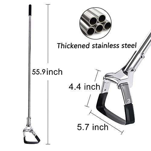 BARAYSTUS Garden Hoe, 55.9 Inch Long Handle Weeding Tool